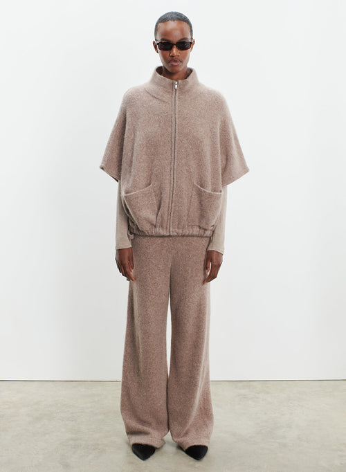 Poncho de alpaca, poliamida y elastano - MAJESTIC FILATURES