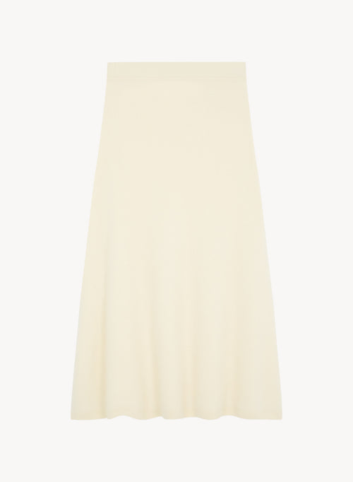 Skirt in wool and cashmere - MAJESTIC FILATURES