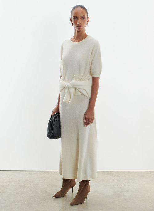 Skirt in wool and cashmere - MAJESTIC FILATURES