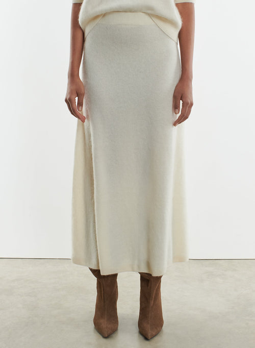 Skirt in wool and cashmere - MAJESTIC FILATURES