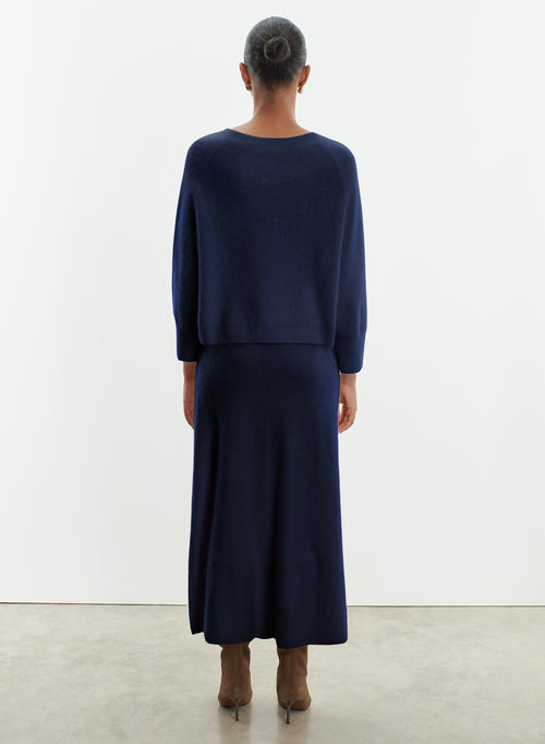 Sweater in wool and cashmere - MAJESTIC FILATURES