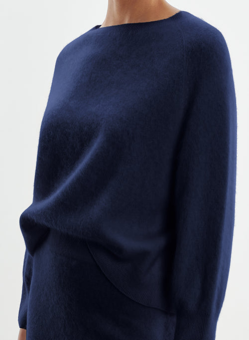 Sweater in wool and cashmere - MAJESTIC FILATURES