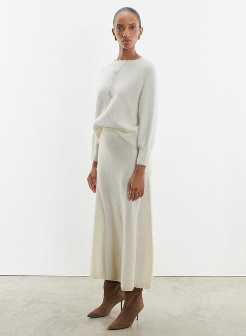 Sweater in wool and cashmere - MAJESTIC FILATURES