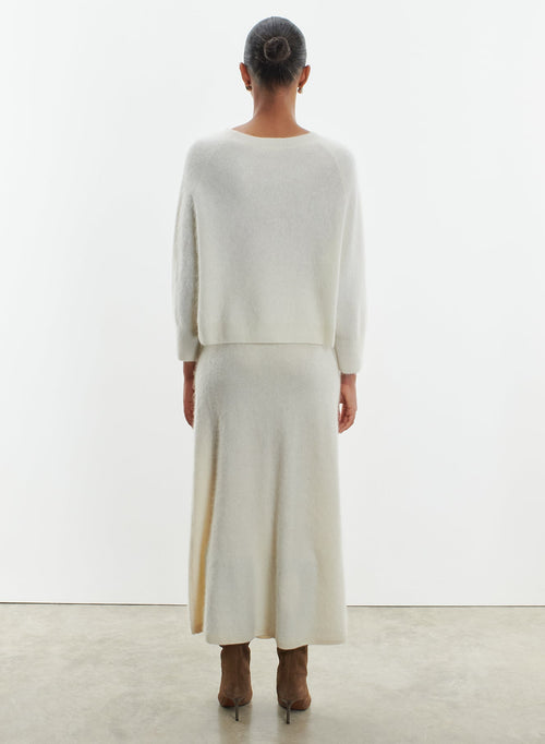 Sweater in wool and cashmere - MAJESTIC FILATURES