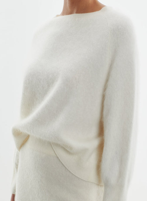 Sweater in wool and cashmere - MAJESTIC FILATURES
