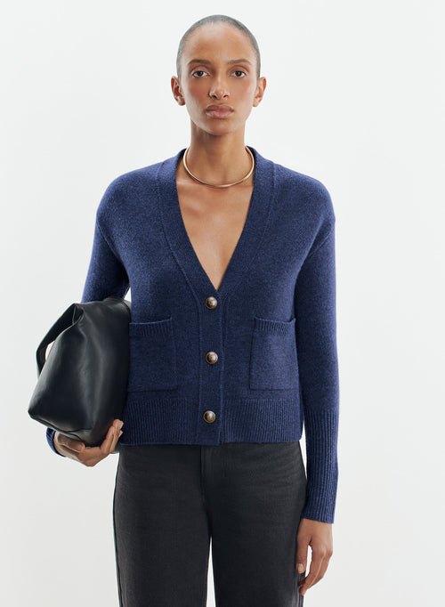 Gilet en laine et cachemire - MAJESTIC FILATURES