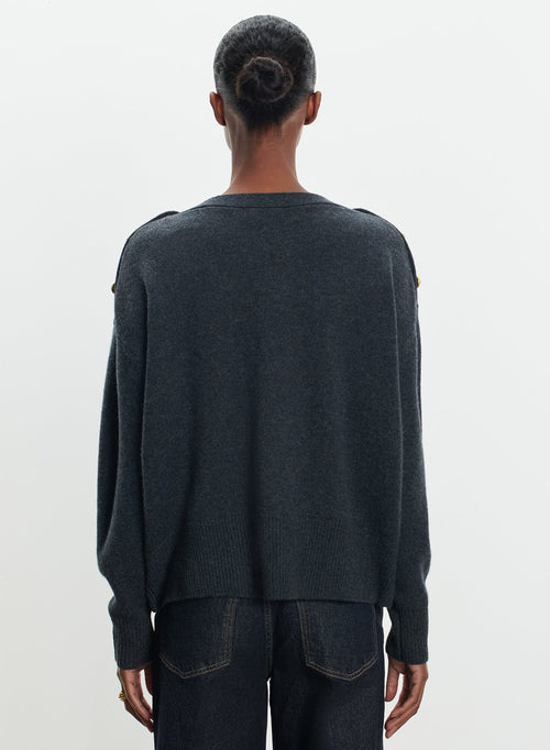 Sweater in wool and cashmere - MAJESTIC FILATURES
