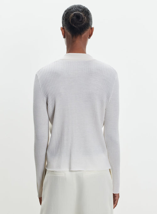Shirt in merino wool - MAJESTIC FILATURES