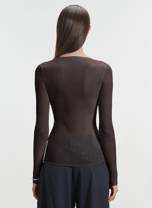 Merino wool sweater - MAJESTIC FILATURES