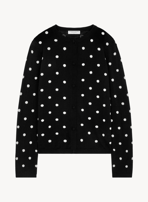 Wool and cashmere cardigan - MAJESTIC FILATURES