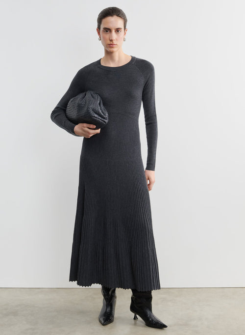 Robe en laine mérinos et élasthanne - MAJESTIC FILATURES