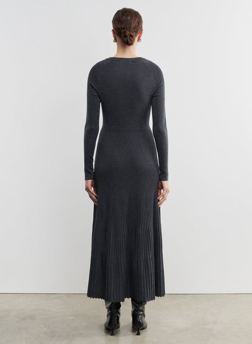 Robe en laine mérinos et élasthanne - MAJESTIC FILATURES