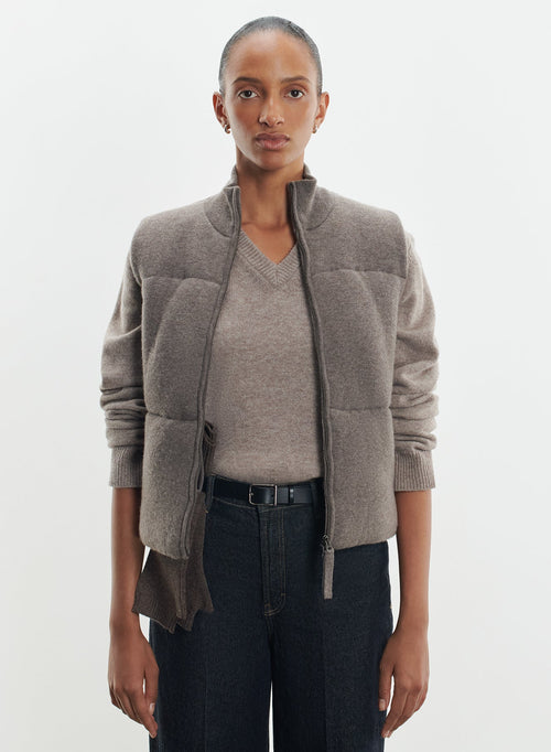 Gilet en laine mérinos et cachemire - MAJESTIC FILATURES