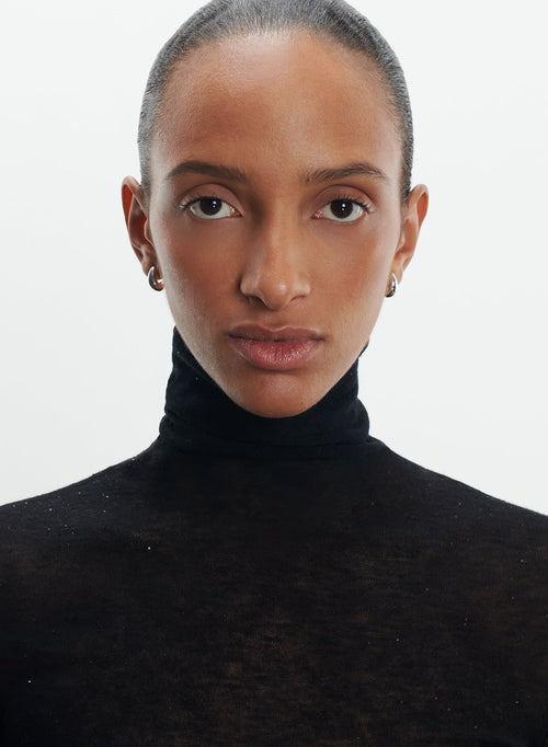 Jersey de lana y lentejuelas - MAJESTIC FILATURES