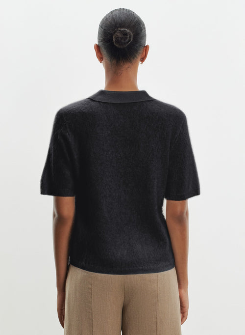 Polo shirt in cashmere - MAJESTIC FILATURES