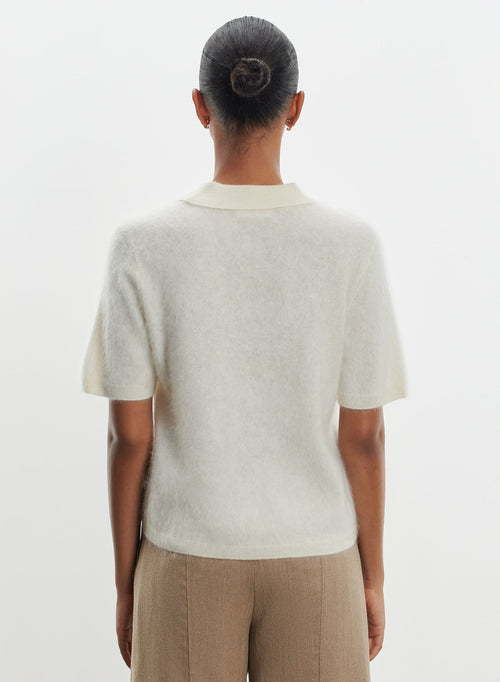 Polo shirt in cashmere - MAJESTIC FILATURES