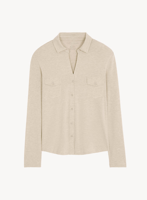 Camisa de viscosa y elastano - MAJESTIC FILATURES