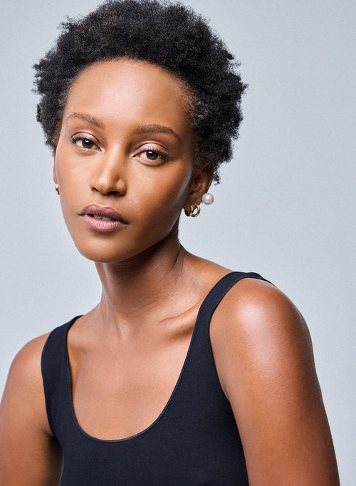 "Camiseta de tirantes Abby de Viscosa / Elastano" - MAJESTIC FILATURES