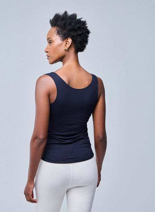 "Camiseta de tirantes Abby de Viscosa / Elastano" - MAJESTIC FILATURES