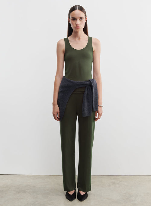 Camiseta de tirantes de viscosa y elastano - MAJESTIC FILATURES