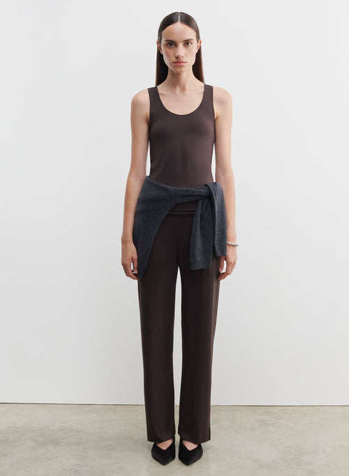 Camiseta de tirantes de viscosa y elastano - MAJESTIC FILATURES