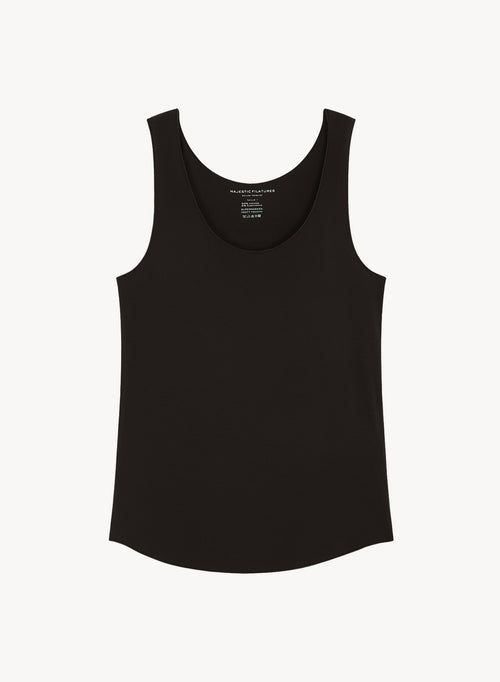 Camiseta de tirantes de viscosa y elastano - MAJESTIC FILATURES
