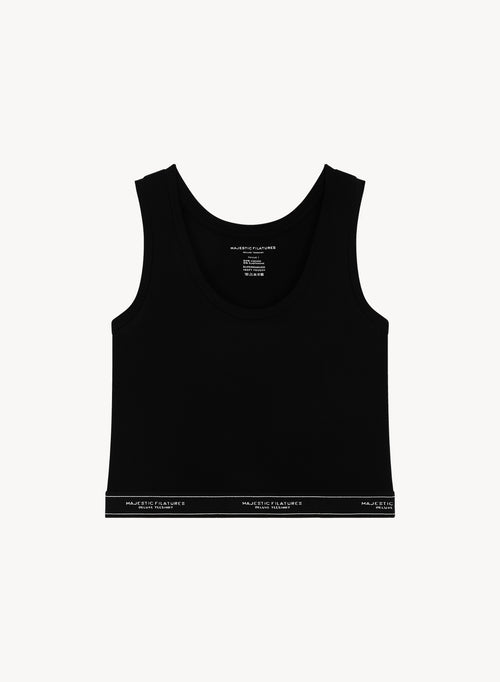 Camiseta de tirantes de viscosa y elastano - MAJESTIC FILATURES