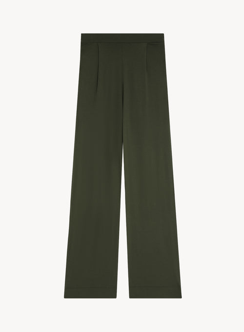 Viscose and elastane trousers - MAJESTIC FILATURES