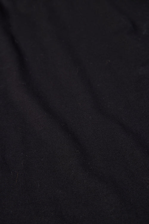 Robe Noir Col Bateau Manches Longues en Viscose et Élasthanne - MAJESTIC FILATURES