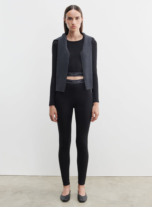 Viscose and elastane T-shirt - MAJESTIC FILATURES
