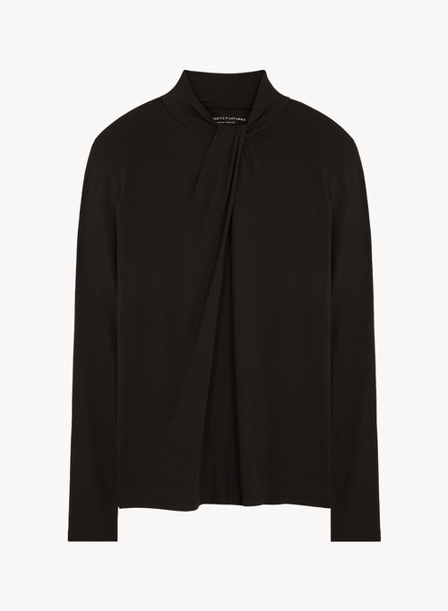 Viscose and elastane T-shirt - MAJESTIC FILATURES