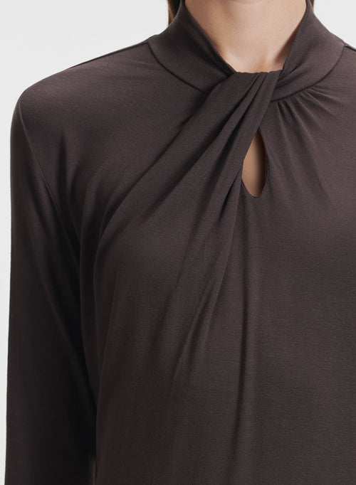 Viscose and elastane T-shirt - MAJESTIC FILATURES
