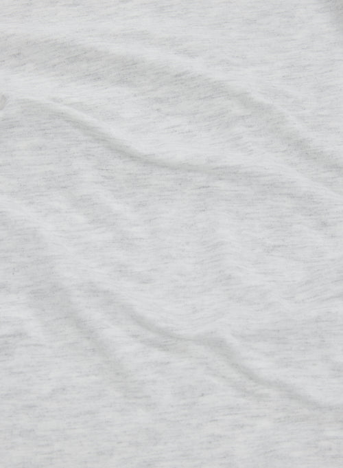 Grey Ally Round Neck T-shirt in Viscose and Elastane - MAJESTIC FILATURES