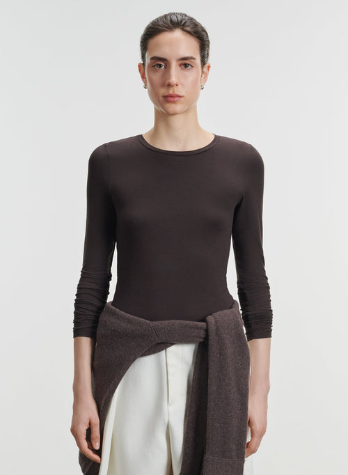T-shirt en viscose et élasthanne - MAJESTIC FILATURES