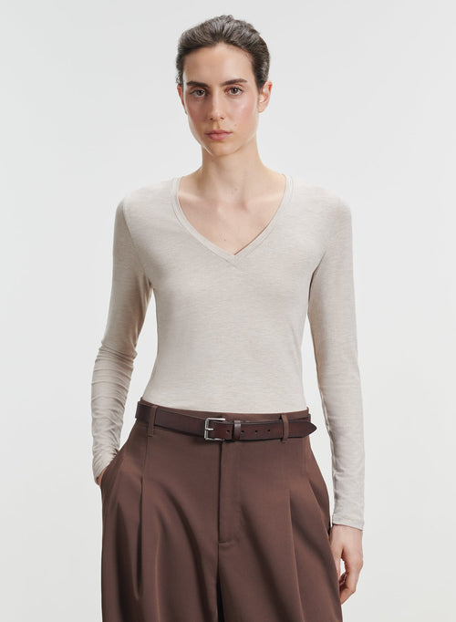 T-shirt en viscose et élasthanne - MAJESTIC FILATURES