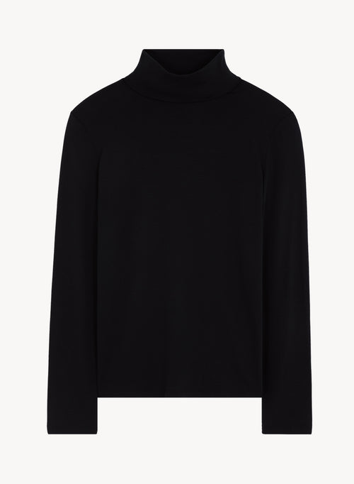 Viscose and elastane T-shirt - MAJESTIC FILATURES