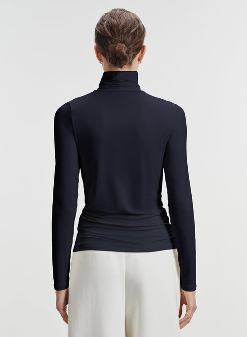 Viscose and elastane T-shirt - MAJESTIC FILATURES