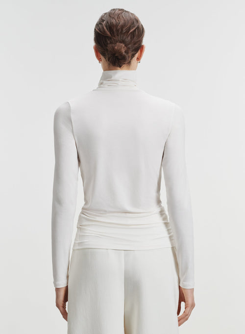 Viskose- und Elastan-T-Shirt - MAJESTIC FILATURES