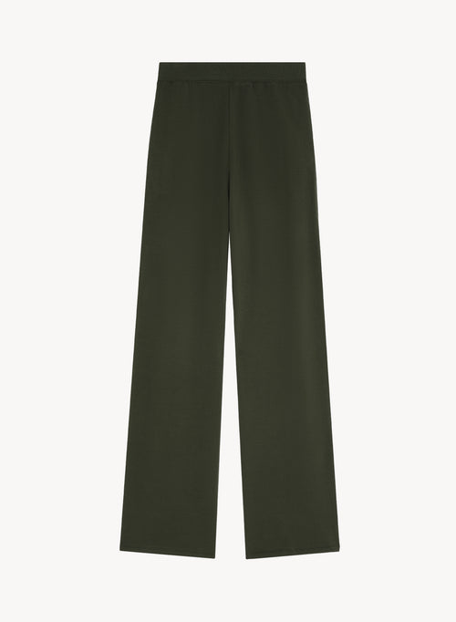 Viscose and elastane trousers - MAJESTIC FILATURES