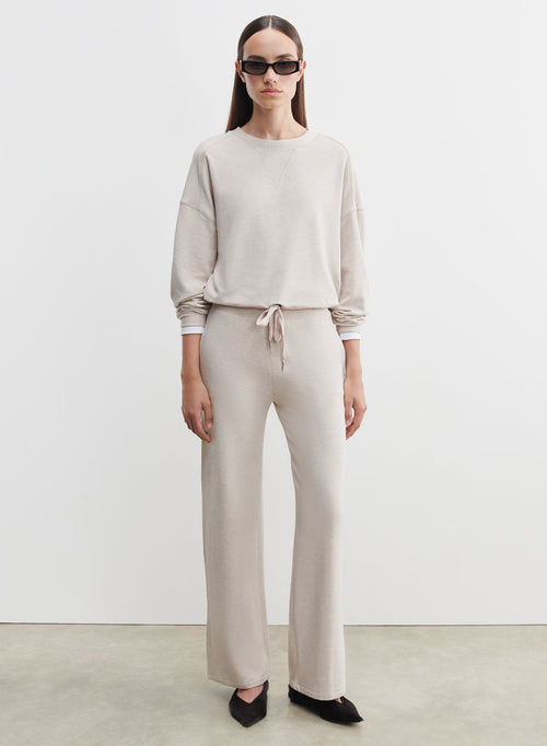 Viscose and elastane trousers - MAJESTIC FILATURES