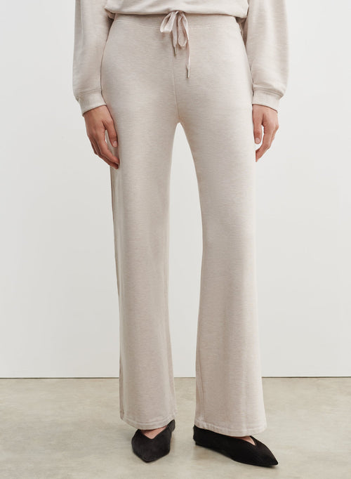Viscose and elastane trousers - MAJESTIC FILATURES