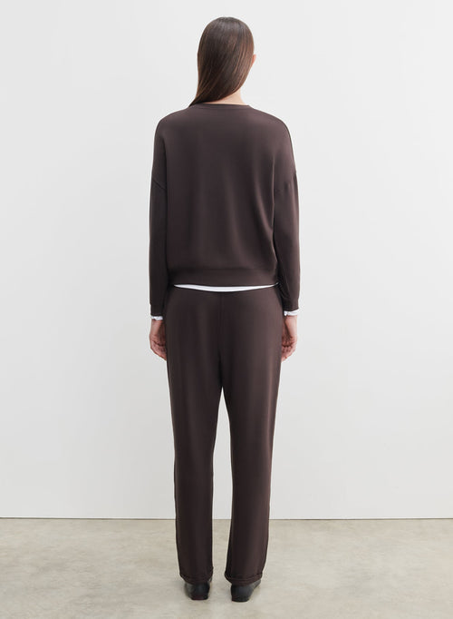 Viscose- und Elastan-Sweatshirt - MAJESTIC FILATURES