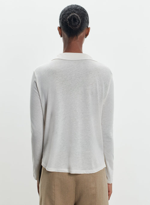 Shirt in cotton and cashmere - MAJESTIC FILATURES