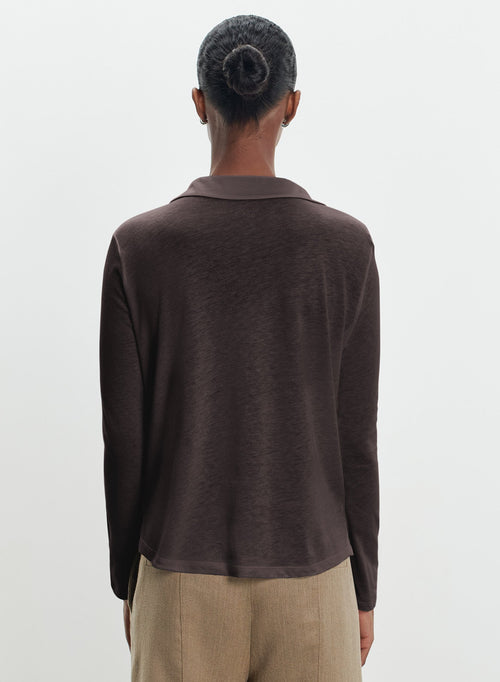 Shirt in cotton and cashmere - MAJESTIC FILATURES