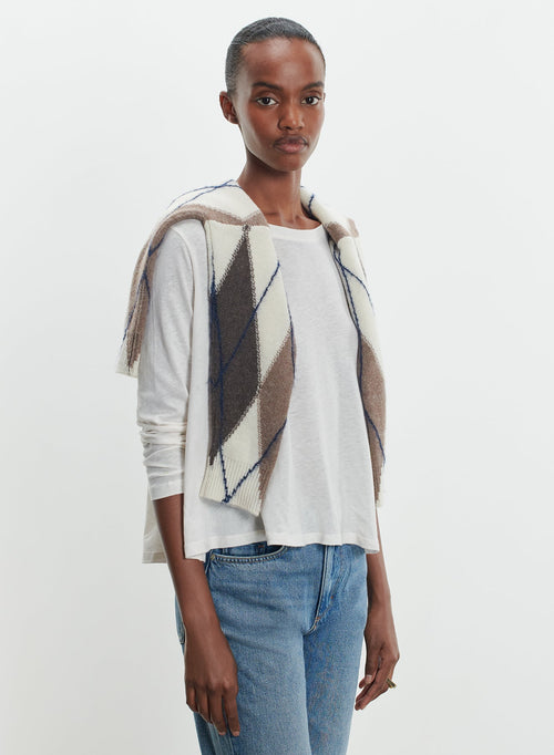Shirt in cotton and cashmere - MAJESTIC FILATURES