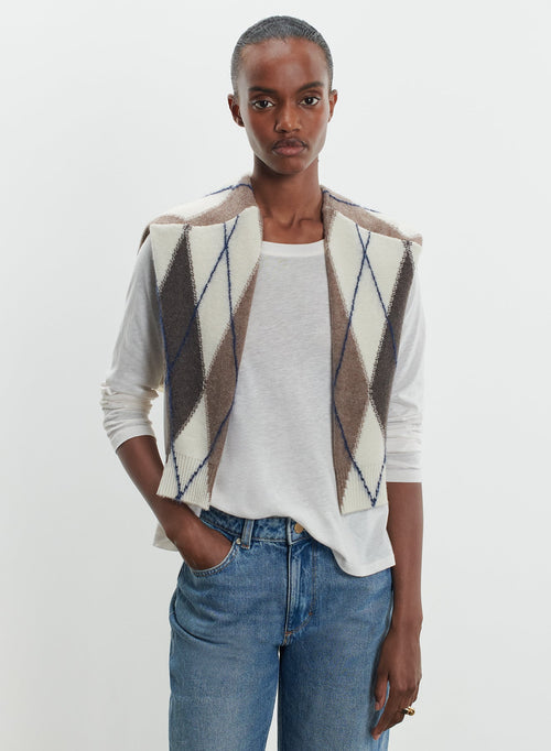 Shirt in cotton and cashmere - MAJESTIC FILATURES
