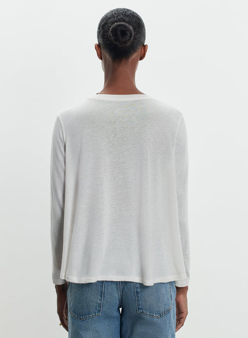 Shirt in cotton and cashmere - MAJESTIC FILATURES