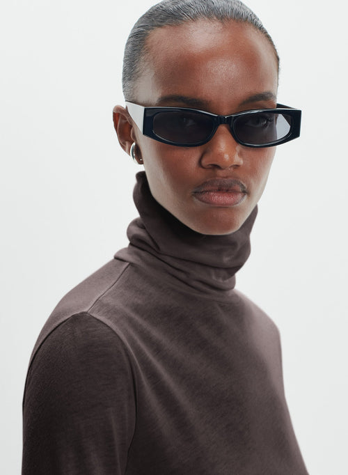 T-shirt in organic cotton and cashmere - MAJESTIC FILATURES