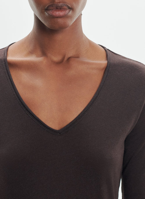Camiseta de algodón orgánico y cachemira - MAJESTIC FILATURES
