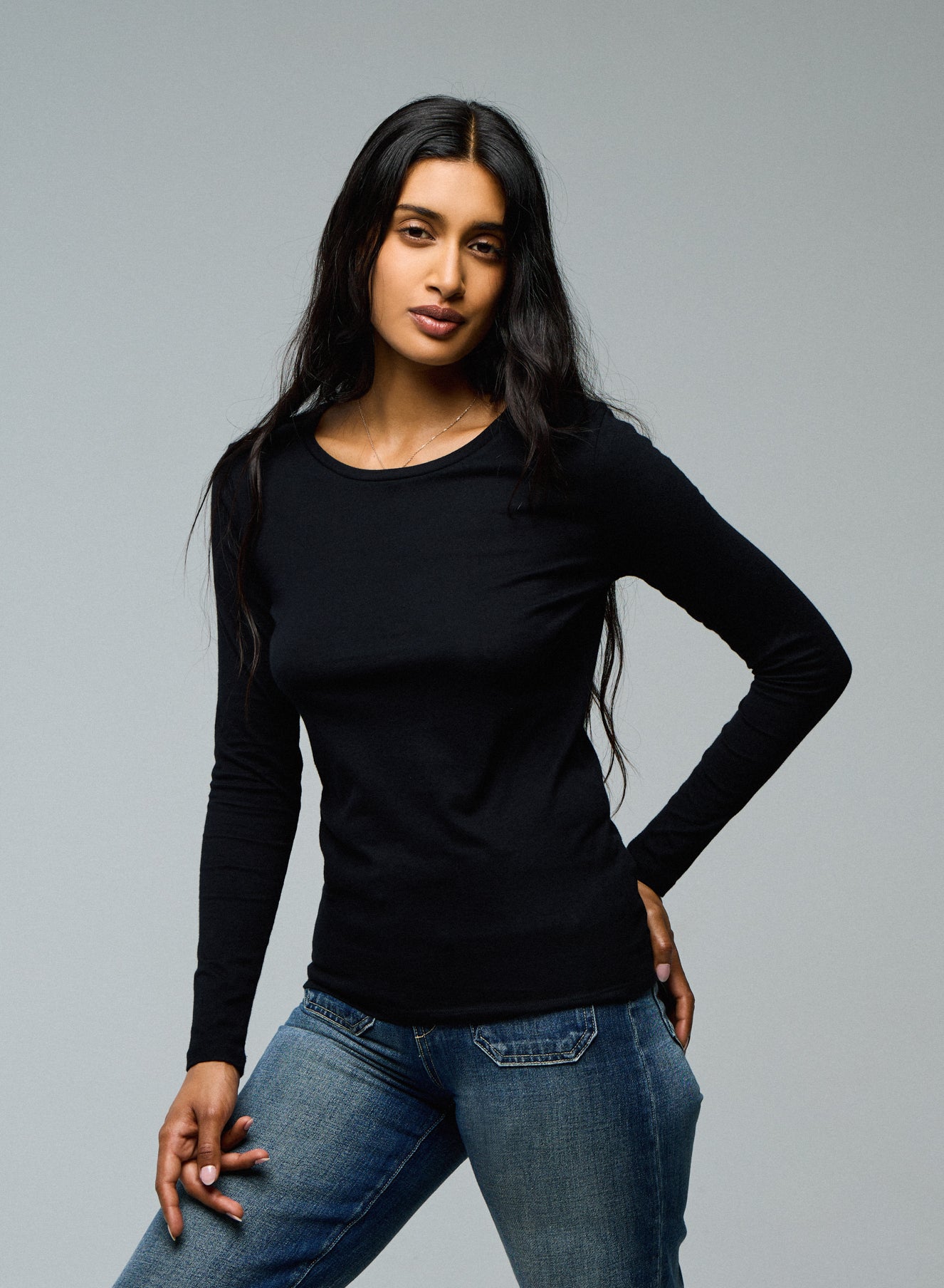 Tシャツ・カットソー MAJESTIC FILATURES Long-sleeved crew-neck T-shirt Majestic Filatures Long-sleeved Crew-neck T-shirt | italist